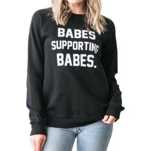 Brunette The Label — Babes Supporting Babes Sweater. New with tags. XS/S